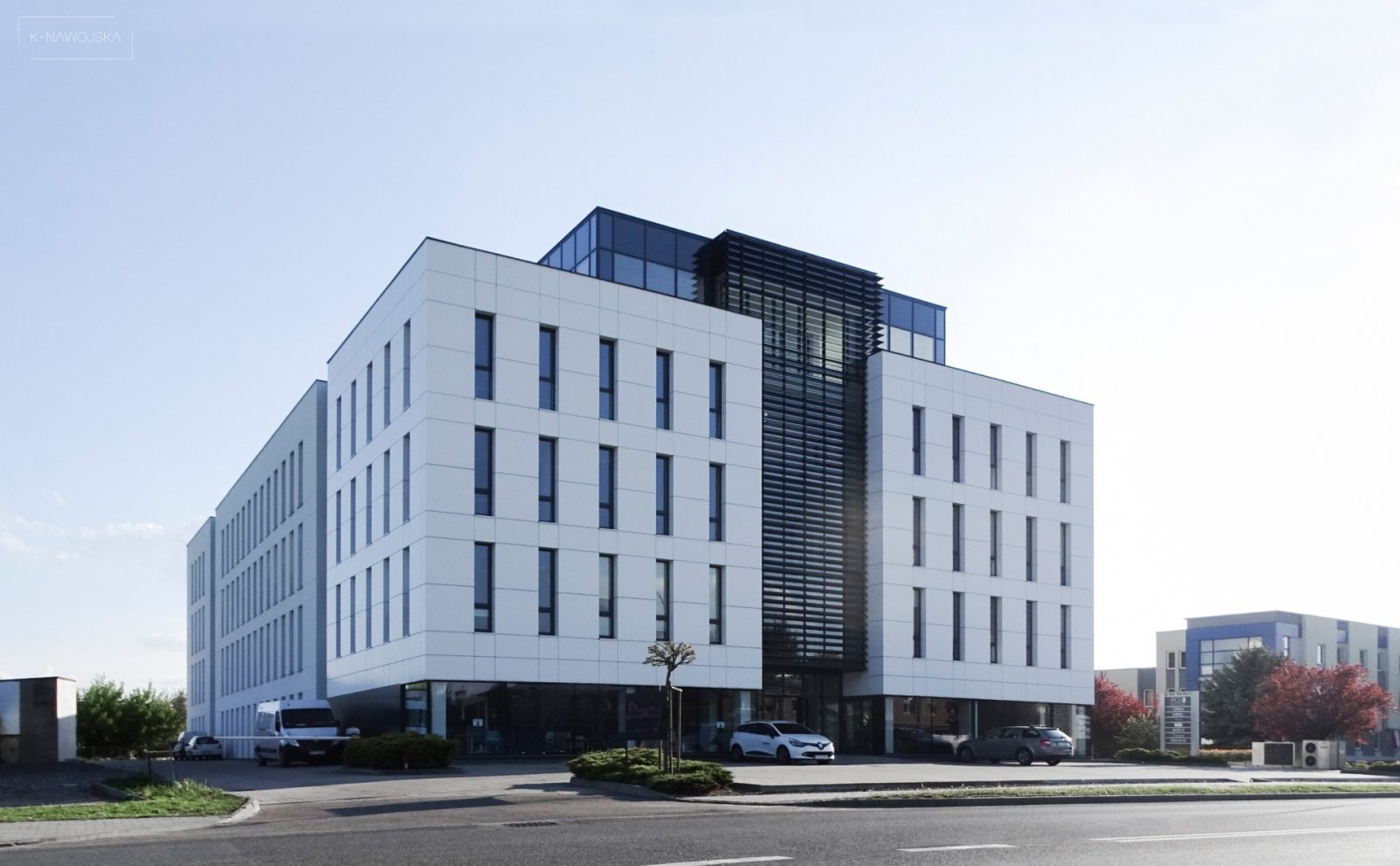 Elewacja i architektura biurowca klasy A MODO OFFICE w Rzeszowie